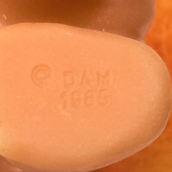 Vintage Signed DAM Good Luck Troll Doll (1985) 4 Inches - Picture 6 of 6